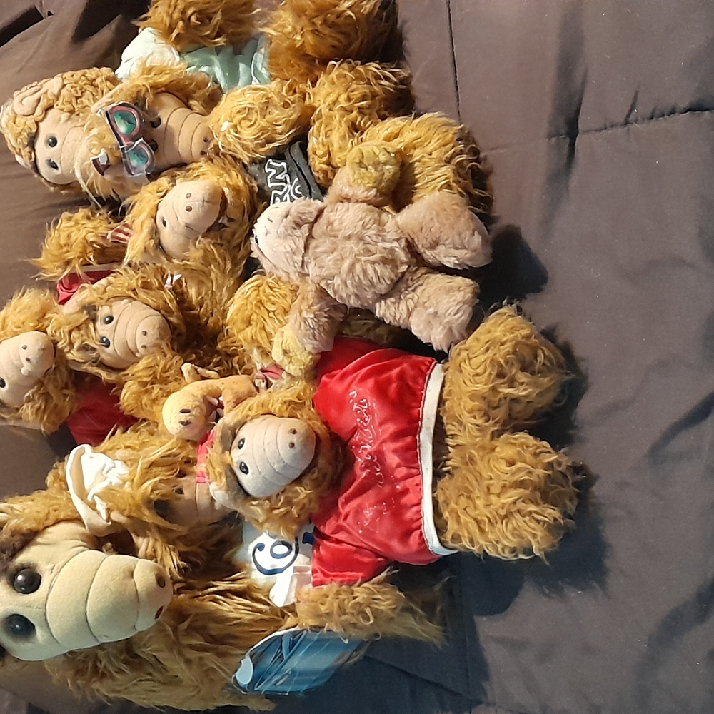 Vintage ALF Plush And Puppet Collection